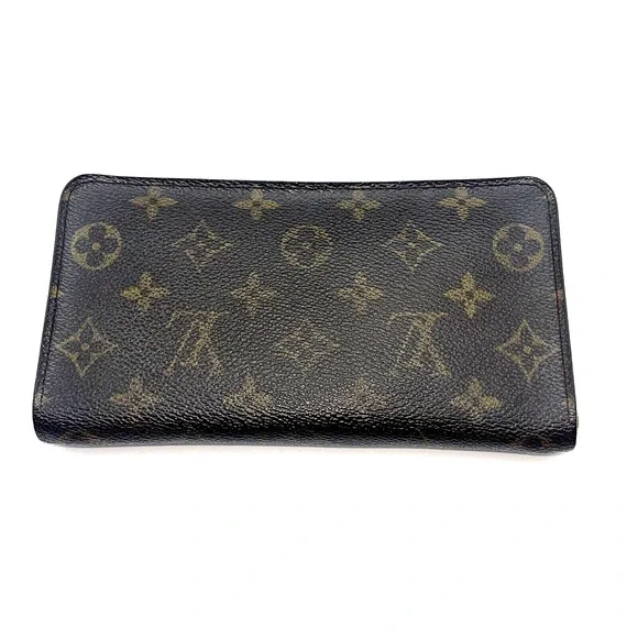 Authentic Louis Vuitton Monogram Zippy Zip Around Long Wallet Purse Vintage - Picture 2 of 14